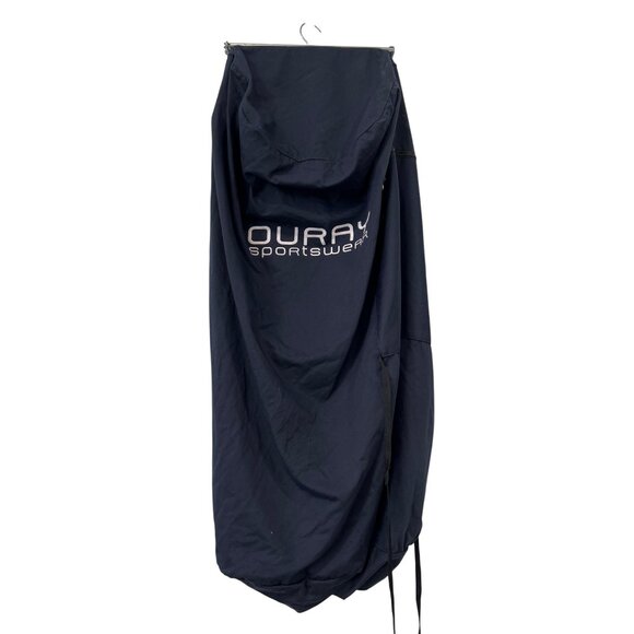 Ouray Sportswear Garment Bag Zip Up Drawcord Navy Blue Travel Clothes Storage